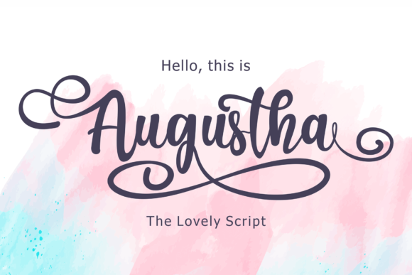Augustha: The Elegant Script Typeface for Modern Web Design