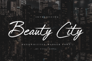 Beauty City: A Handwritten Typeface for Modern Editorial Design