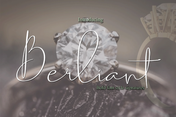 Berliant: The Modern Script Font for Editorial Excellence