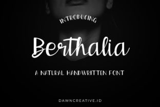 Berthalia: The Handwritten Typeface That Elevates Small Business Branding