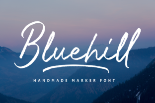 Bluehill: A Handwritten Typeface for Modern Editorial Design