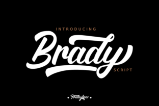 Brady: The Script Typeface That Elevates Small Business Branding
