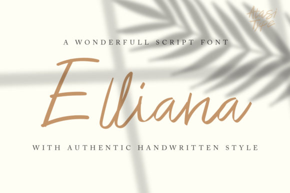 Elliana Typeface Review: A Handwritten Script for Editorial Design