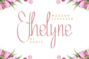 Ethelyne: The Sweet Handwritten Typeface for Creative Makers