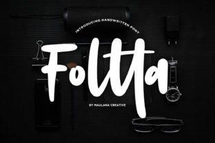Foltta: The Bold Script Typeface for Modern Digital Brands