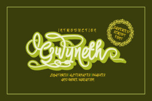 Gwyneth: The Handwritten Typeface for Modern Editorial Design