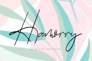 Hamorry: The Perfect Handwritten Font for Crafters and Sellers