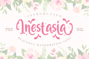 Inestasia: A Playful Script Font for Authentic Brand Identities