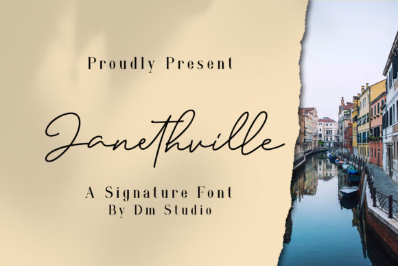 Janethville: A Handwritten Typeface That Brings Warmth to Editorial Design