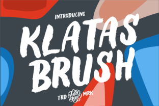 Klatas Brush: The Bold Handwritten Typeface for Standout Craft Products