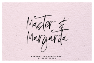 Master Margarita: The Handwritten Typeface for Modern Web Design