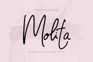 Molita: The Elegant Script Typeface for Modern Editorial Design