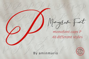 Monogram P Monofont Caps P: A Handwritten Typeface Review for Brand Designers
