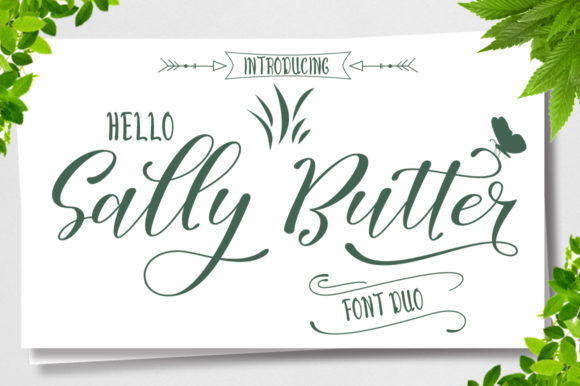 Sally Butter: The Elegant Typeface for Modern Brand Identity