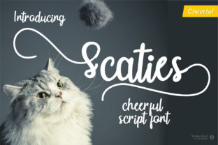 Scaties: The Playful Script Typeface for Handmade Brands