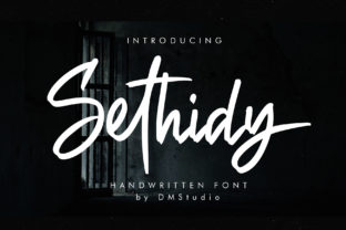 Sethidy: The Handwritten Typeface That Elevates Editorial Design