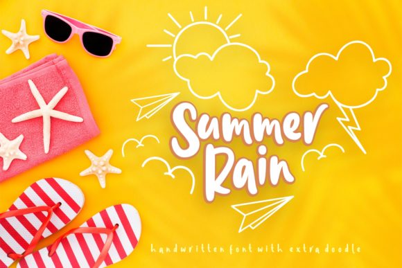 Summer Rain: The Handwritten Font That Builds Trust for Small Businesses