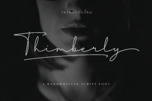 Thimberly: A Handwritten Typeface for Authentic Editorial Design