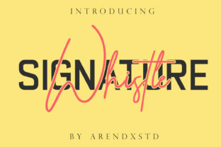 Whistle: The Handwritten Typeface That Elevates Your Craft Shop