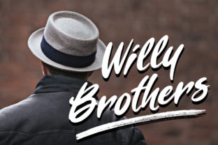 Willy Brothers: The Spontaneous Script Typeface for Handmade Brands